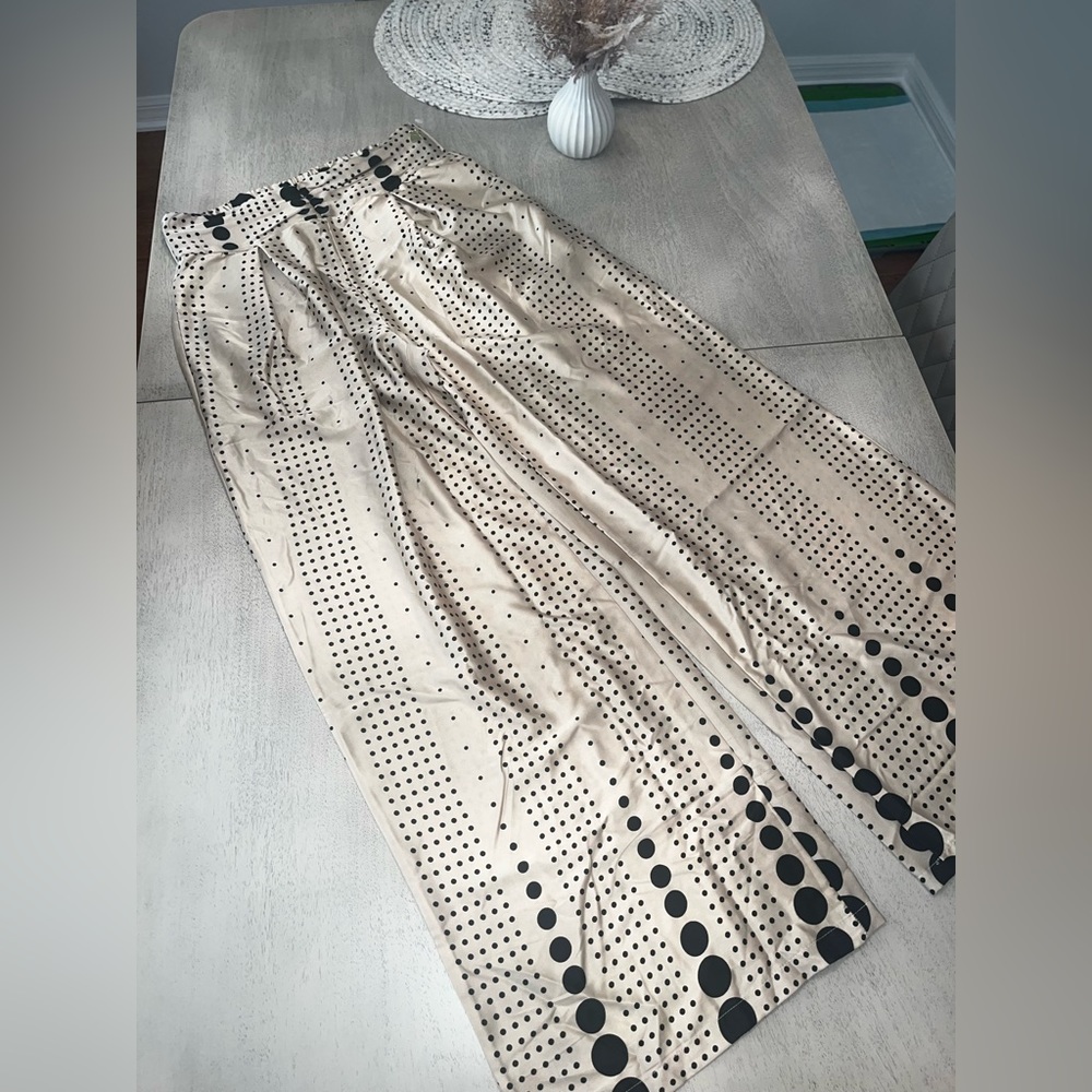 Polka Dots Spring Elegant Pants